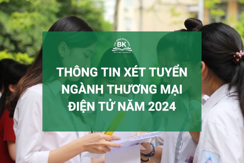 Thông tin xét tuyển ngành Thương mại điện tử mới nhất năm 2024